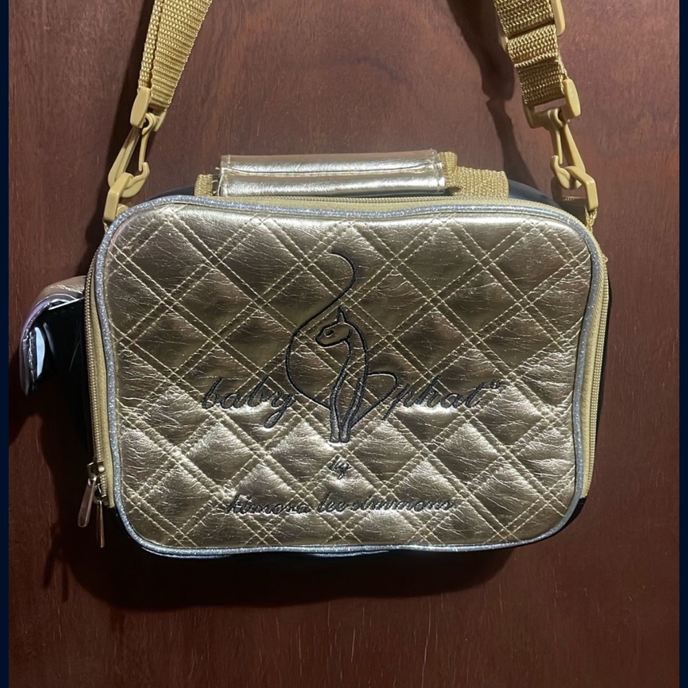 Gold Quilted Baby Phat lunch box